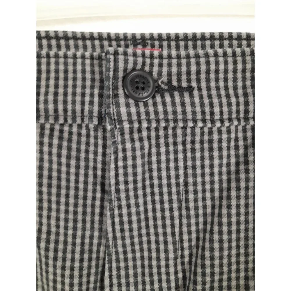 Levis XX Chino Pants Mens 38x30 Blk/White Gingham Check Standard Taper - Picture 1 of 8